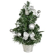DOMMIO Tree decorated with silver decorations 30 cm - Christmas Tree