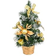 DOMMIO Christmas tree decorated - gold, 35 cm - Christmas Tree