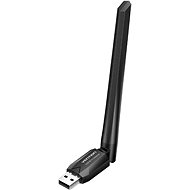 Vention AC650 USB Wi-Fi Dual Band Network Adapter With High Gain Antenna Black - WiFi USB Adapter