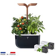 Véritable Exky SMART - Automatic planter with light control, black copper + 2 herb refills - Smart Flower Pot