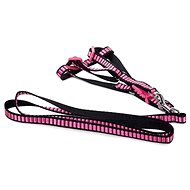 Verk 19129 Nylon with leash 125 × 2,5 cm pink - Harness