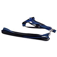 Verk 19127 Nylon with leash 125 × 2,5 cm blue - Harness
