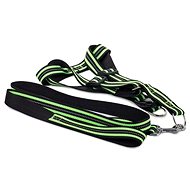 Verk 19126 Nylon with leash 125 × 1,5 cm green - Harness