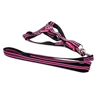 Verk 19126 Nylon with leash 125 × 1,5 cm pink - Harness