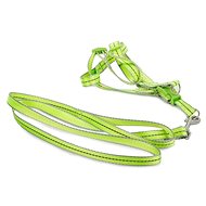 Verk 19121 Nylon with leash 125 × 2,5 cm green - Harness