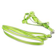 Verk 19120 Nylon with leash 125 × 1,5 cm green - Harness