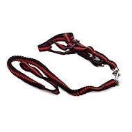 Verk 19114 Nylon with leash 125 × 1.5 cm red - Harness