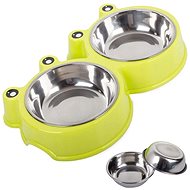 Verk 19108 for dogs and cats double, green - Dog Bowl