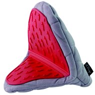 Vialli Design Livio Low potholder with silicone grey-red - Oven Mitt