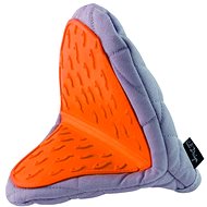 Vialli Design Livio Low potholder with silicone grey-orange - Oven Mitt
