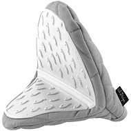 Vialli Design Livio Low potholder with silicone grey and white - Oven Mitt