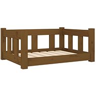 VidaXL Dog bed honey brown 65,5 × 50,5 × 28 cm solid pine - Pet Bed