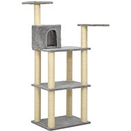 VidaXL Cat scratching post with sisal posts grey 119 cm - Cat Scratcher