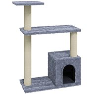 VidaXL Cat scratching post with sisal posts light grey 70 cm - Cat Scratcher