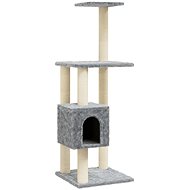 VidaXL Cat scratching post with sisal posts light grey 104 cm - Cat Scratcher
