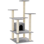 VidaXL Cat scratching post with sisal posts light grey 110 cm - Cat Scratcher