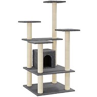 VidaXL Cat scratching post with sisal posts dark grey 110 cm - Cat Scratcher