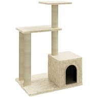 VidaXL Cat scratcher with sisal posts cream 71 cm - Cat Scratcher