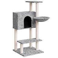 VidaXL Cat scratcher with sisal posts light grey 108,5 cm - Cat Scratcher