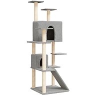 VidaXL Cat scratching post with sisal posts light grey 153 cm - Cat Scratcher