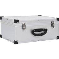 SHUMEE Aluminum, silver case for 60 CDs - Gramophone Accessory