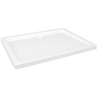 SHUMEE Sprchová vanička ABS s puntíky bílá 90 × 70 × 4 cm - Sprchová vanička