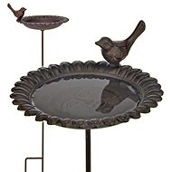 HI Cast iron bird feeder brown - Bird Waterer