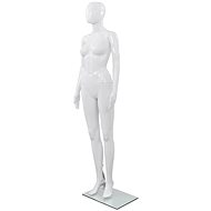 VidaXL Ladies mannequin glossy white 175 cm - Dressmakers Dummy
