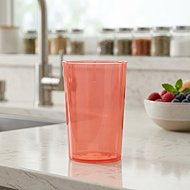 Waca Plastic cup 250 ml, red - Drinking Cup