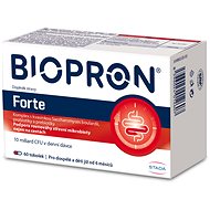 Biopron Forte, probiotics and prebiotics for travel or diarrhea, 60 capsules - Probiotics