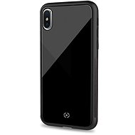 CELLY Diamond Tempered Glass and TPU for Apple iPhone XS Max Black - Phone Cover
