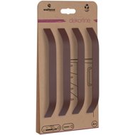 Walteco Set of furniture handles Lugano spacing 160 mm, matt burgundy, 4 pcs - Grip Handle