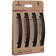 Walteco Portos Set of furniture handles spacing 96 mm, matt black, 4 pcs - Grip Handle