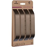 Walteco Fiesto Set of furniture handles, 160 mm spacing, mat brown, 4 pcs - Grip Handle