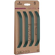 Walteco Set of furniture handles Lugano spacing 160 mm, matt green, 4 pcs - Grip Handle