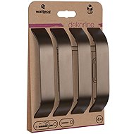Walteco Set of furniture handles Fiesto spacing 128 mm, matt brown, 4 pcs - Grip Handle