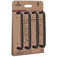 Walteco Set of furniture handles Gissi spacing 128 mm, mat black, 4 pcs - Grip Handle