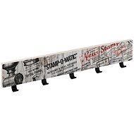 Walteco Wooden hanging rail, stamps - Coat Hanger
