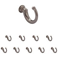 Walteco Brent II Hook, Black Nickel, 10pcs - Coat Hanger