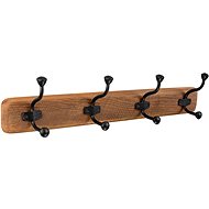 Walteco Recycled pine hanging rail with 4 hooks - Coat Hanger