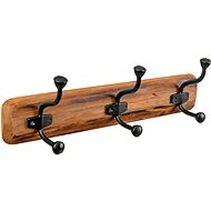 Walteco Recycled pine hanging rail with 3 hooks - Coat Hanger