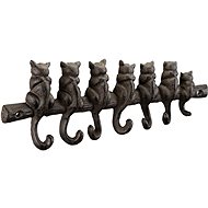 Walteco Hanger rail 305 × 100 mm, 7 hooks, cast iron - Coat Hanger