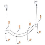 Walteco Door hanger 4 hooks, hanging 20 mm, chrome - Coat Hanger