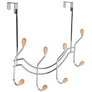 Walteco Door hanger 4 hooks, hanging 40 mm, chrome - Coat Hanger