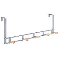 Walteco Door hanger 5 hooks, hanging 40 mm, grey - Coat Hanger