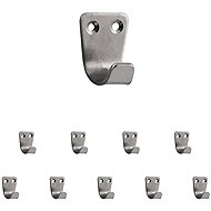 Walteco Small Hook, Chrome, 10 pcs - Coat Hanger