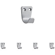 Walteco Small Hook, Matt Chrome, 5pcs - Coat Hanger