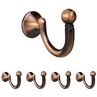 Walteco Věšák Hubert, antik měď, 5 ks - Coat Hanger