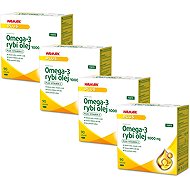 Walmark Omega-3 fish oil FORTE 1000 mg, 4x 90 tablets - Omega 3