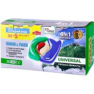 WASH&FREE Mountain Freshness 30 + 5 pcs - Washing Capsules